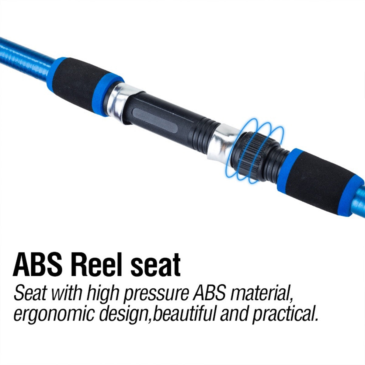 Telescopic Fishing Rod Durable Glass Steel Lightweight Portable Pole