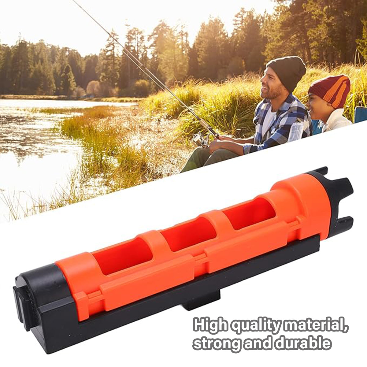 Fishing Rod Holder For Fishing Box ABS Plastic Adjustable
