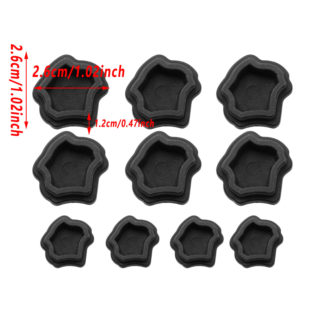 10pcs Mini Resin Reptile Bowls