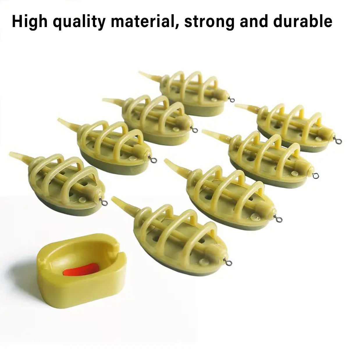 Fishing Method Feeder Set With Quick Release Bait Mould