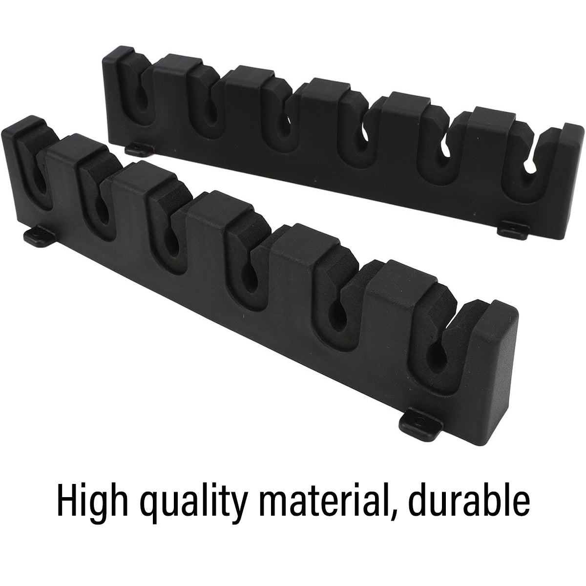 Wall Mounted Fishing Rod Rack Plastic Rod Holder With Foam Slots