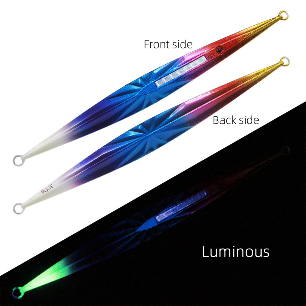 Luminous Bionic Fishing Bait Glow In Dark Jigging Saltwater Deep Sea