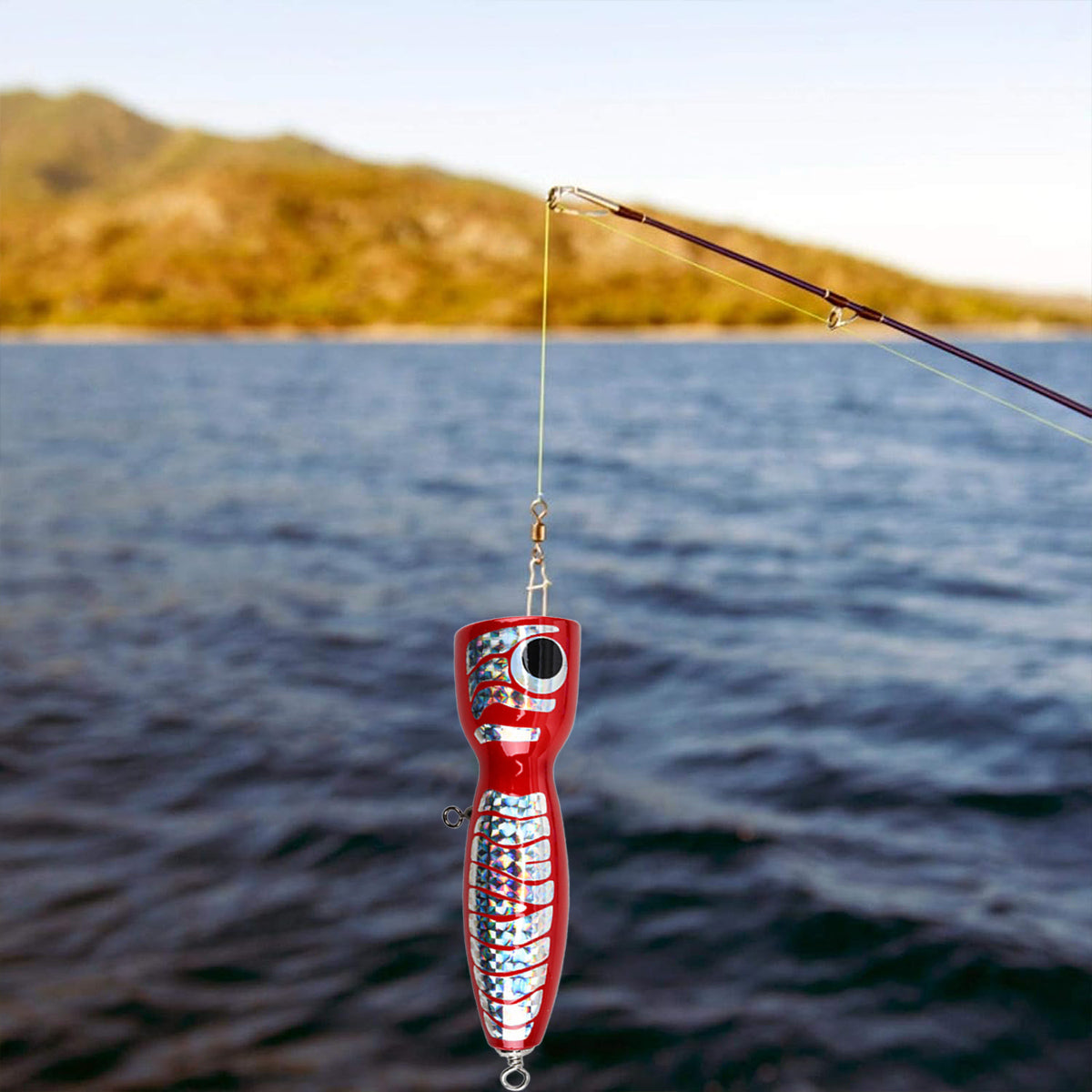 Floating Wood Bait – Deep Sea Long-Cast Fishing Lure 19cm 120g