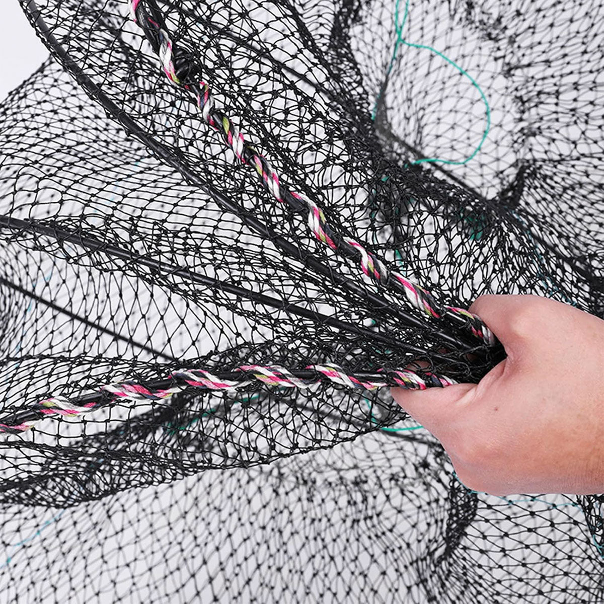 2PCS Shrimp Crab Lobster Fishing Net Trap Set