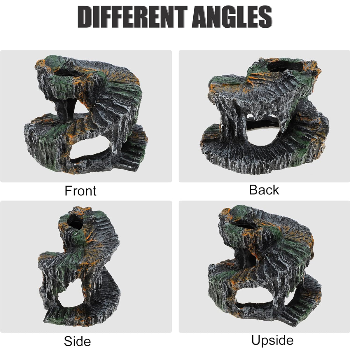 Spiral Turtle Platform Resin Climbing Decoration For Reptile Habitat