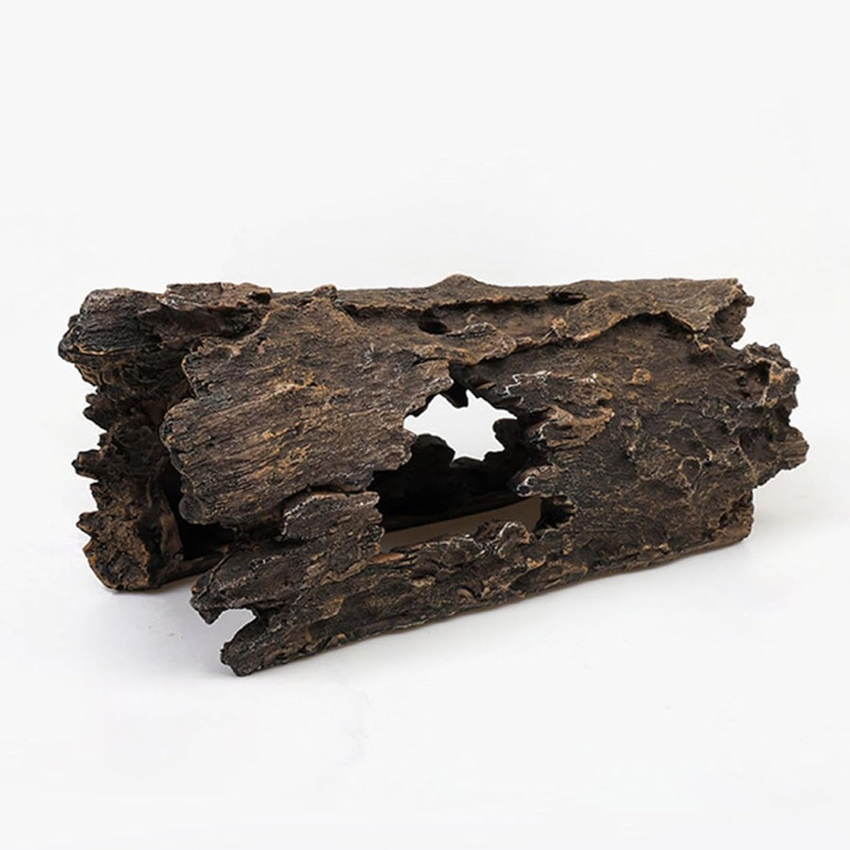 Reptile Hideout Cave Bark Style Resin Habitat Decoration