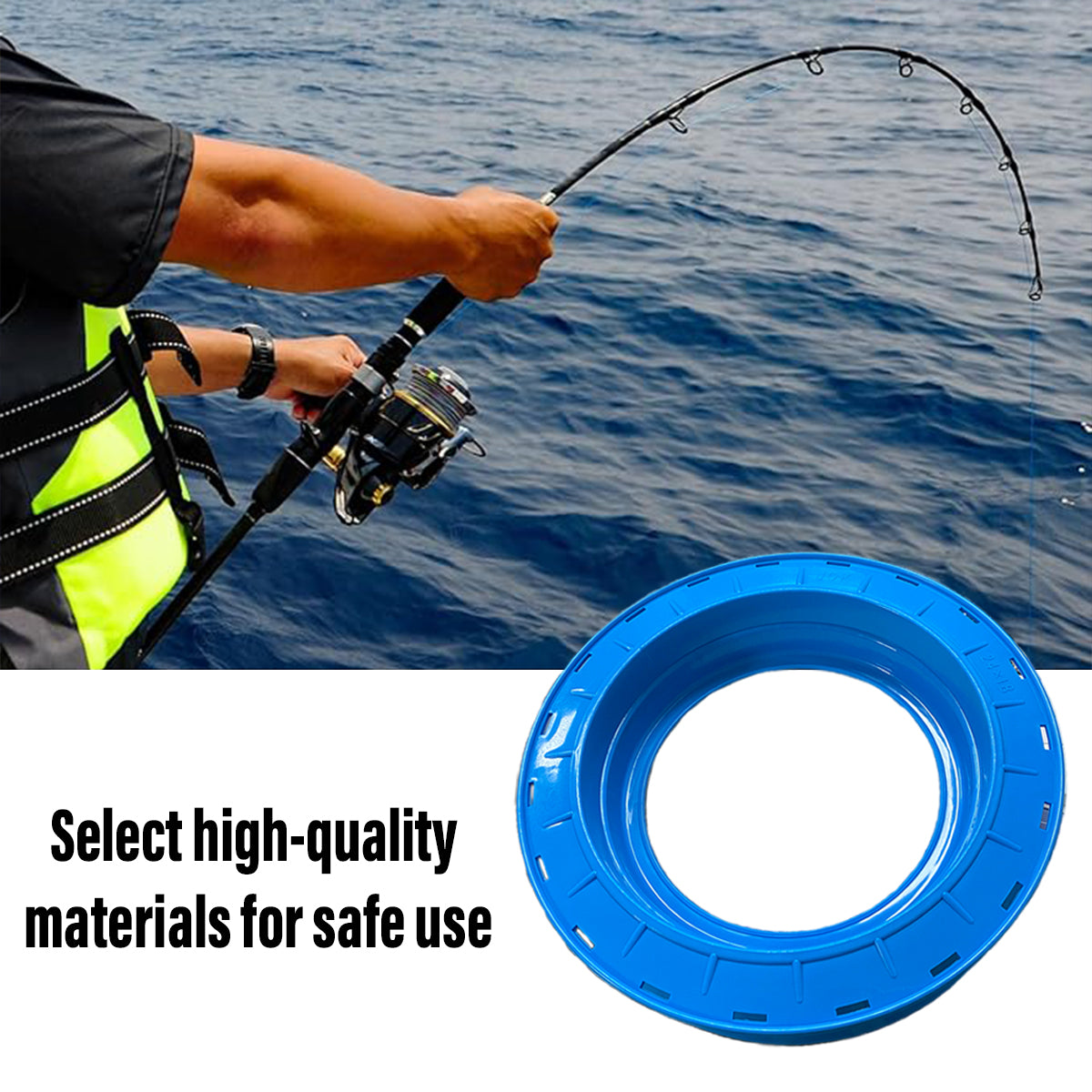 Plastic Fishing Line Storage Reel – Durable Coil Organizer