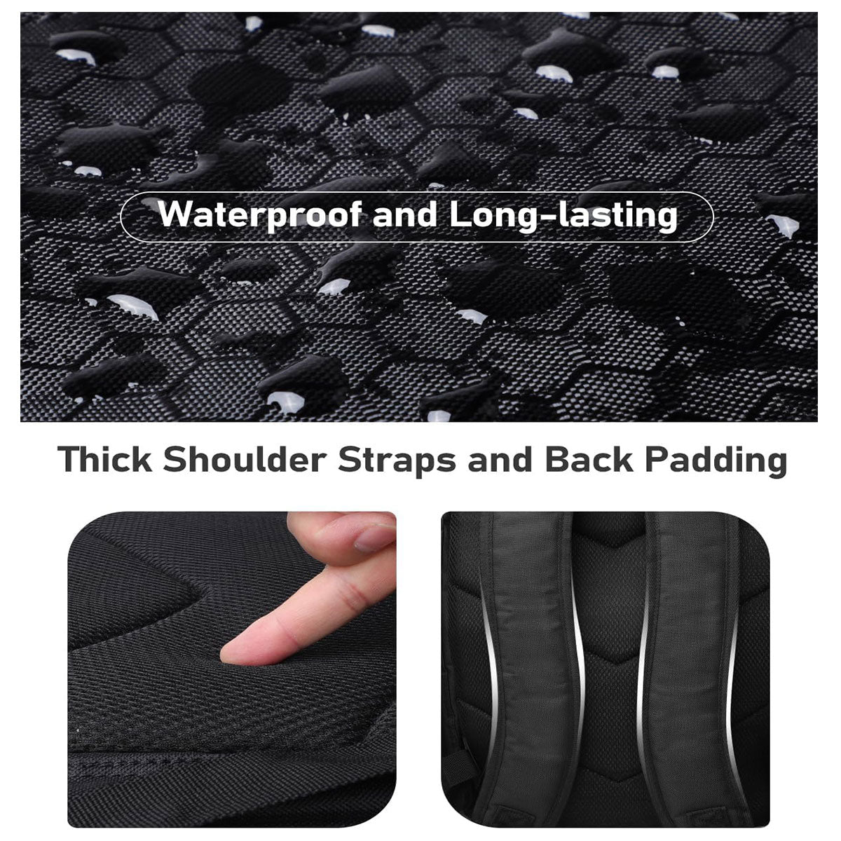 42L Waterproof Fishing Backpack Large Capacity Multi-Compartment Gear Bag