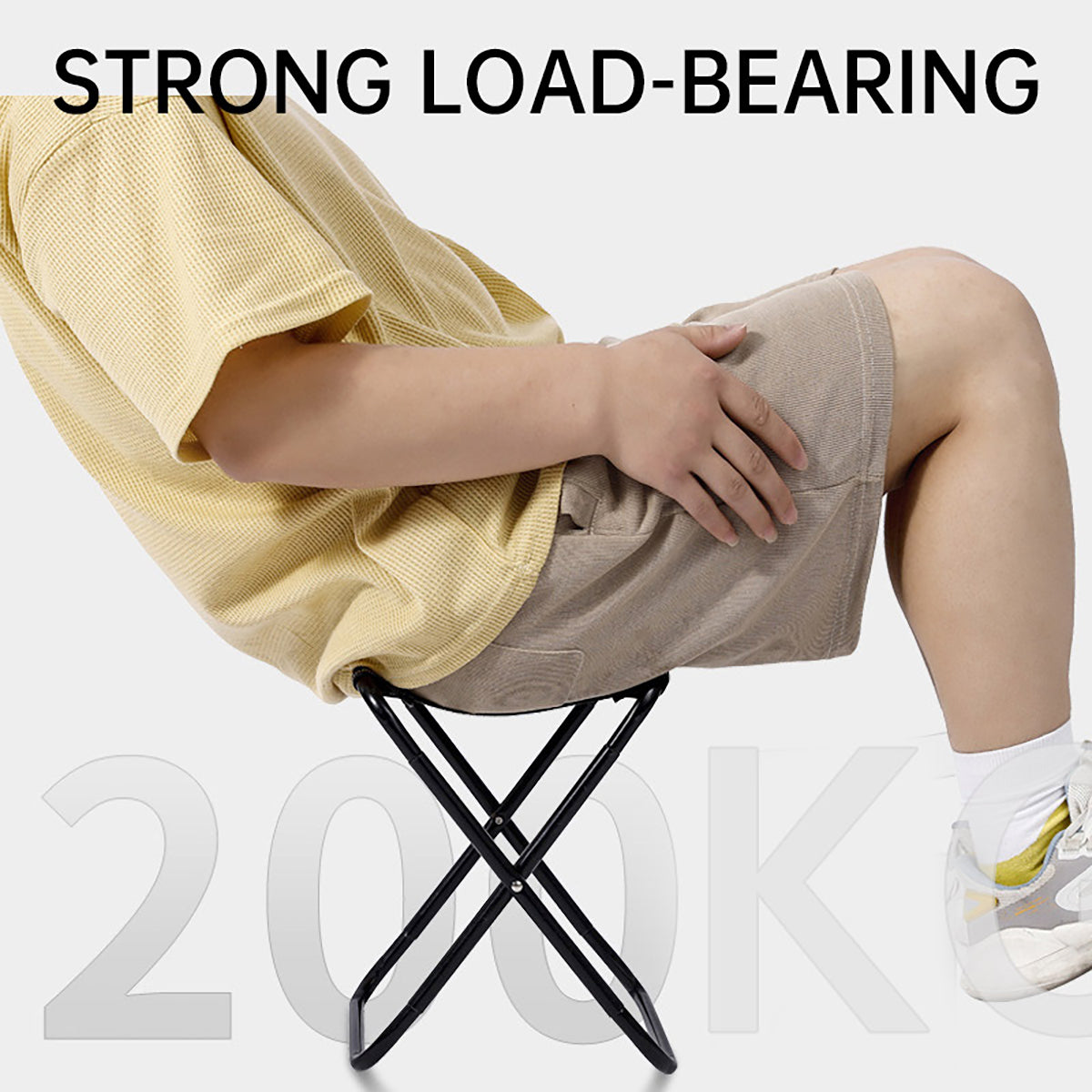 Portable Folding Stool for Camping & Fishing Lightweight Outdoor Seat