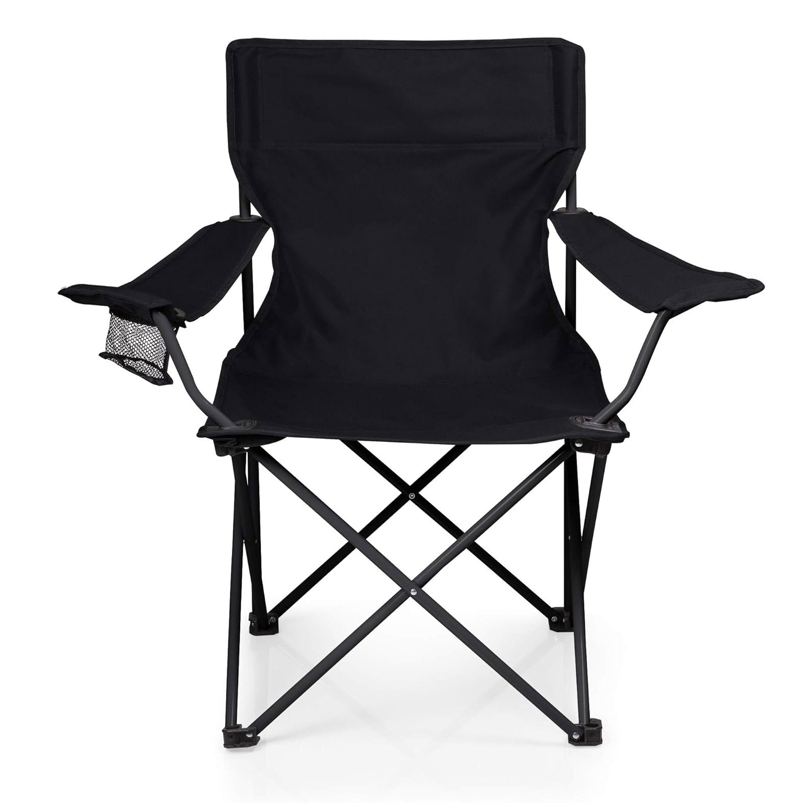 Armrest Camping Fishing Folding Chair With Cup Holder