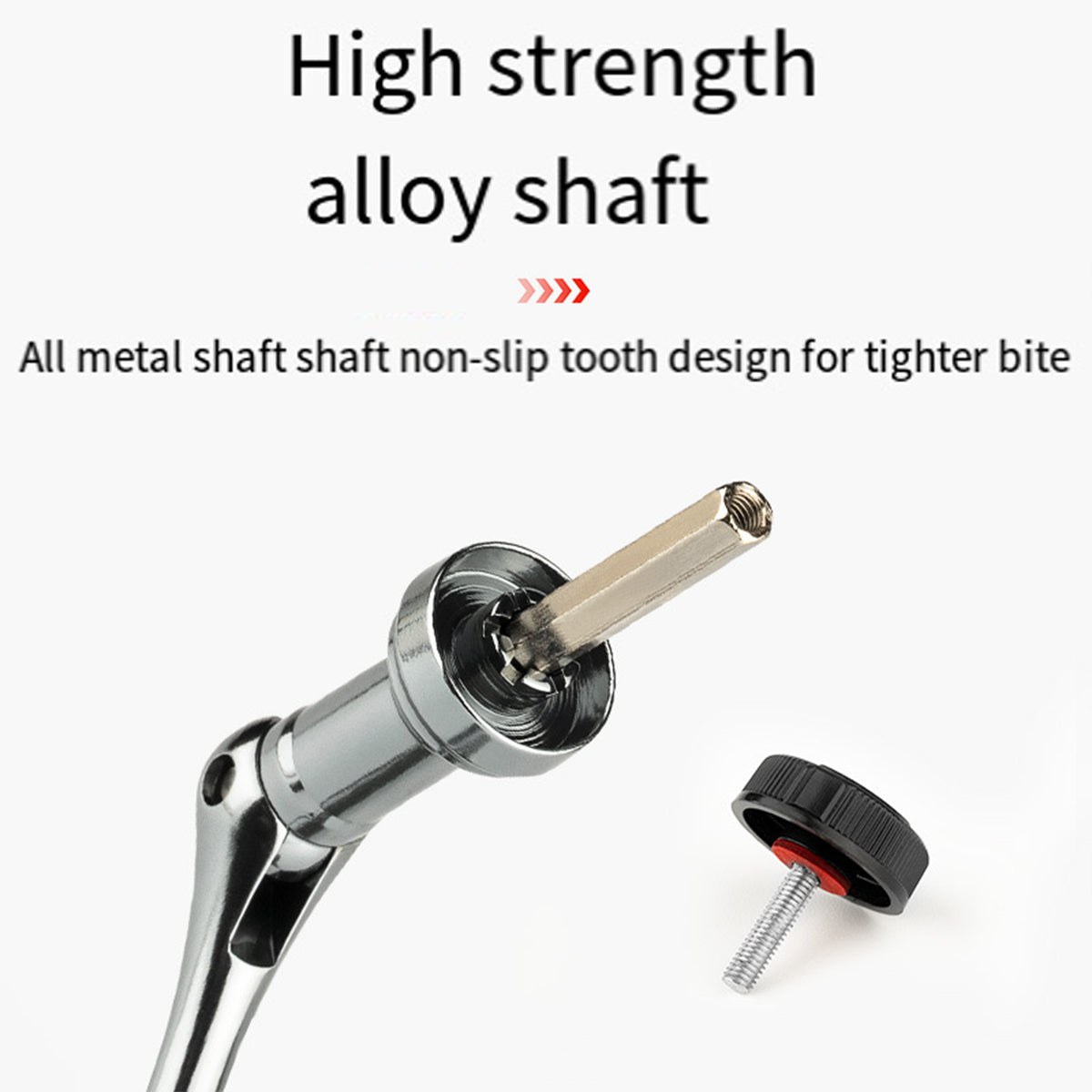 All-Metal Fishing Reel Rocker Arm – Foldable Spinning Handle