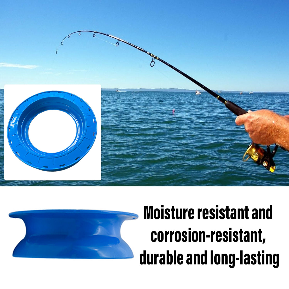 Plastic Fishing Line Storage Reel – Durable Coil Organizer