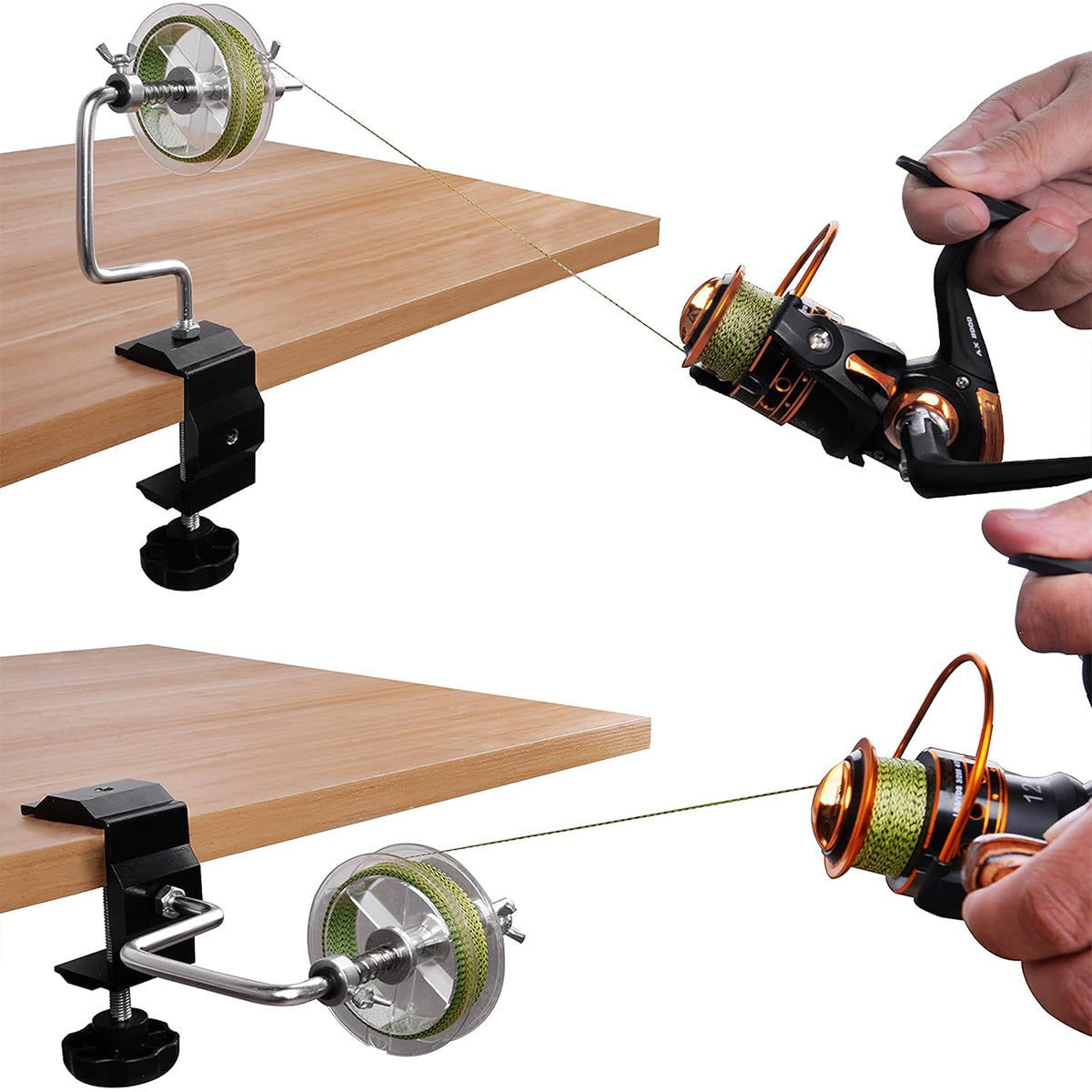 Fishing Line Winder Reel – Adjustable Aluminum Spooling Tool