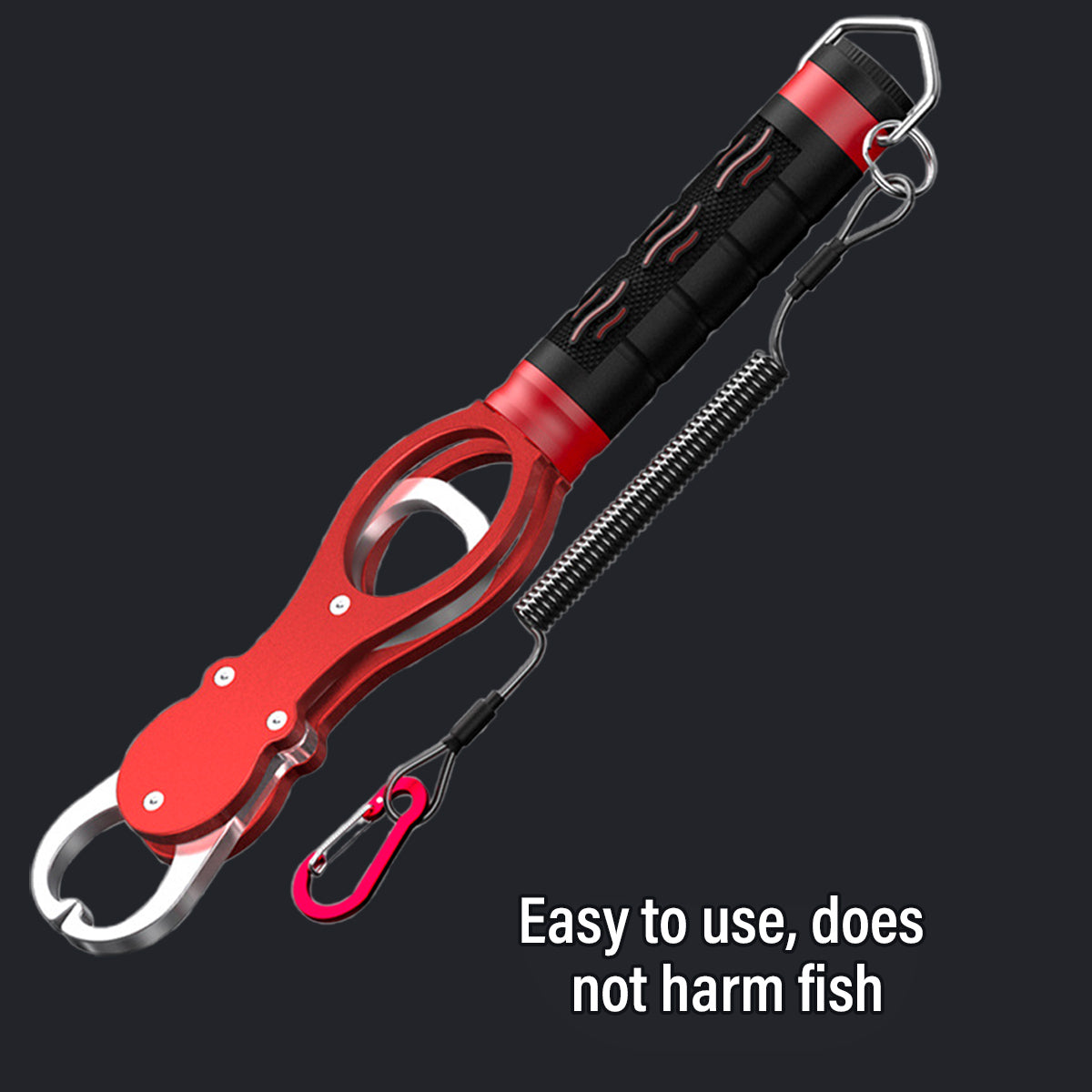 Fish Control Clamp Aviation Aluminum Rotating Fishing Grip