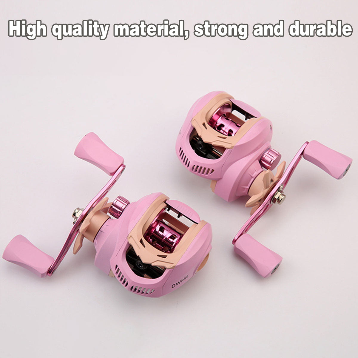 Baitcasting Drop Wheel Reel Macaron Style Left Right Hand Fishing