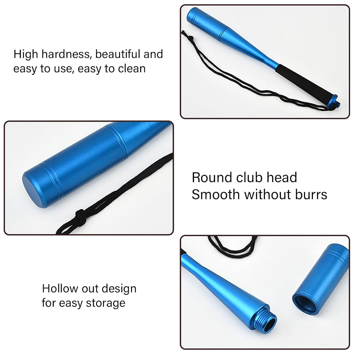 Aluminum Fish Knocker Fishing Tool Lightweight with Ergonomic Handle