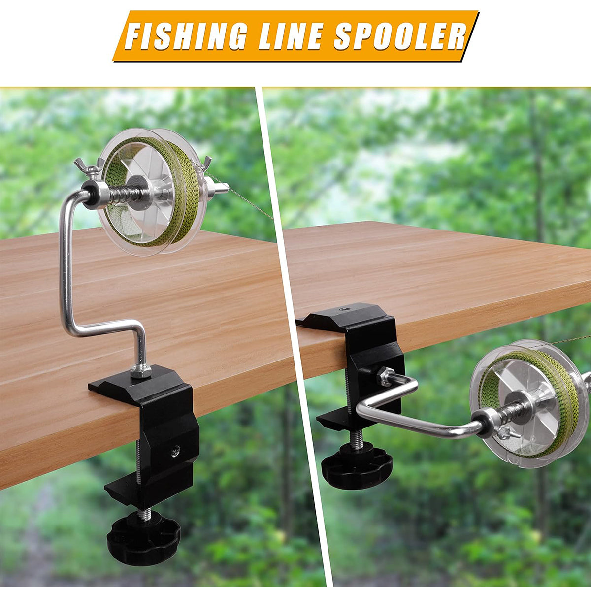 Fishing Line Winder Reel – Adjustable Aluminum Spooling Tool