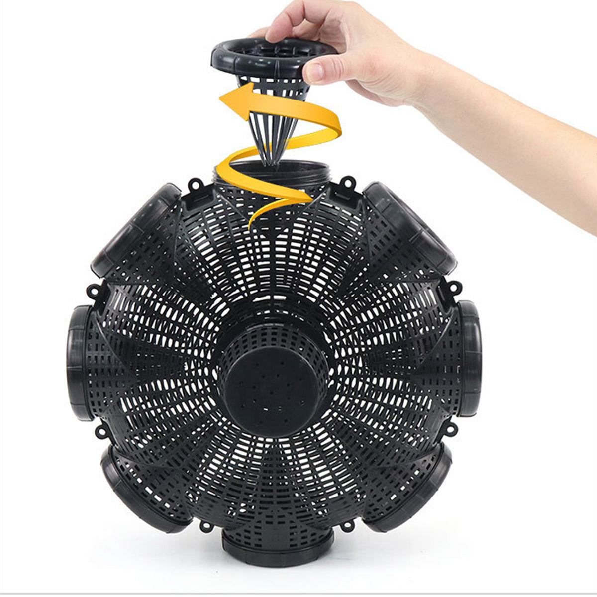 Eight-Hole Fishing Cage Trap for Eels Lobsters and Small Fish