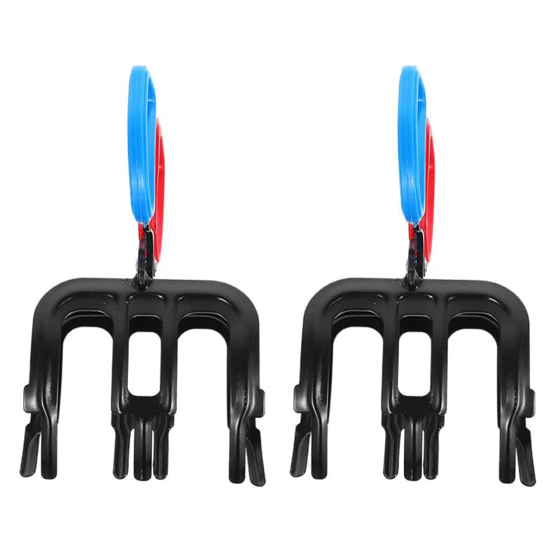 Fishing Control Pliers 3-Tooth Grabber Clamp Set of 2
