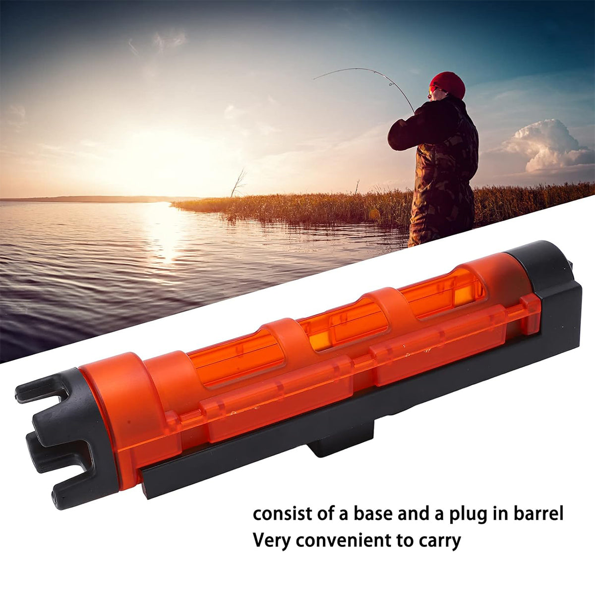 Fishing Rod Holder For Fishing Box ABS Plastic Adjustable