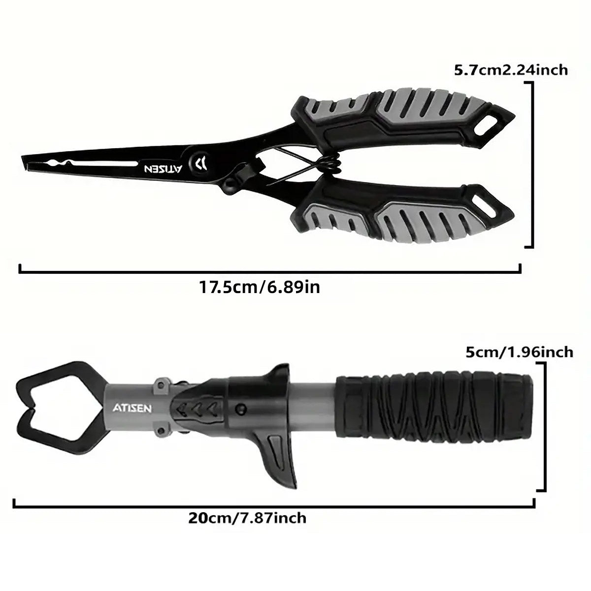 Stainless Steel Fishing Pliers and Fish Gripper Set Anti-Rust Tools