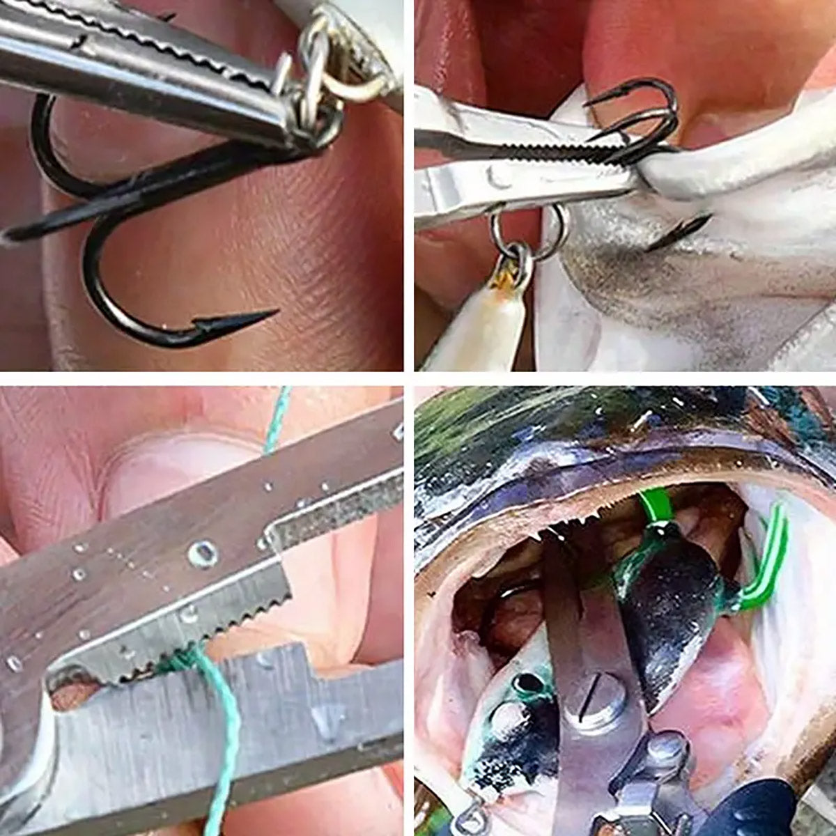 Stainless Steel Fishing Pliers and Fish Gripper Set Anti-Rust Tools