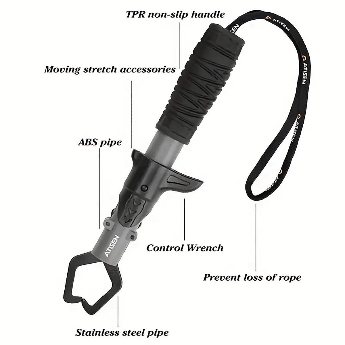 Stainless Steel Fishing Pliers and Fish Gripper Set Anti-Rust Tools