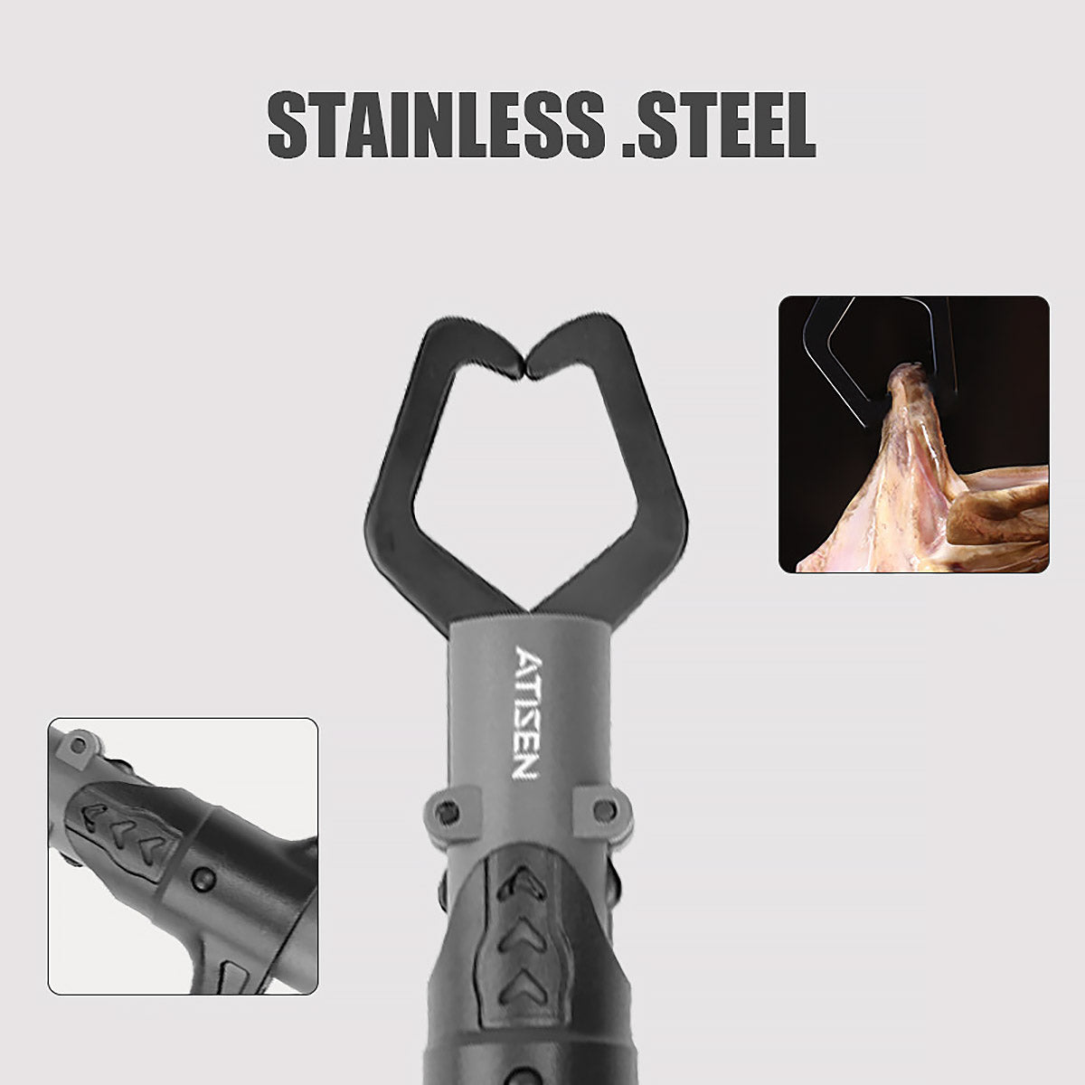 Stainless Steel Fishing Pliers and Fish Gripper Set Anti-Rust Tools
