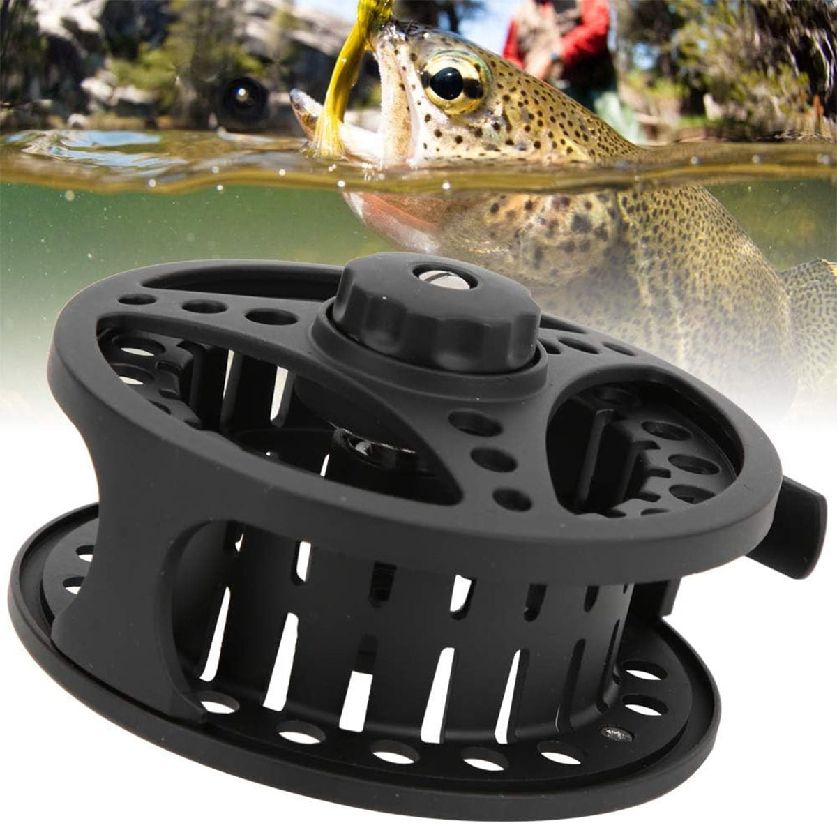 All-Metal Fly Fishing Reel CNC Aluminum Alloy Disc Brake Ice & Fly Reel