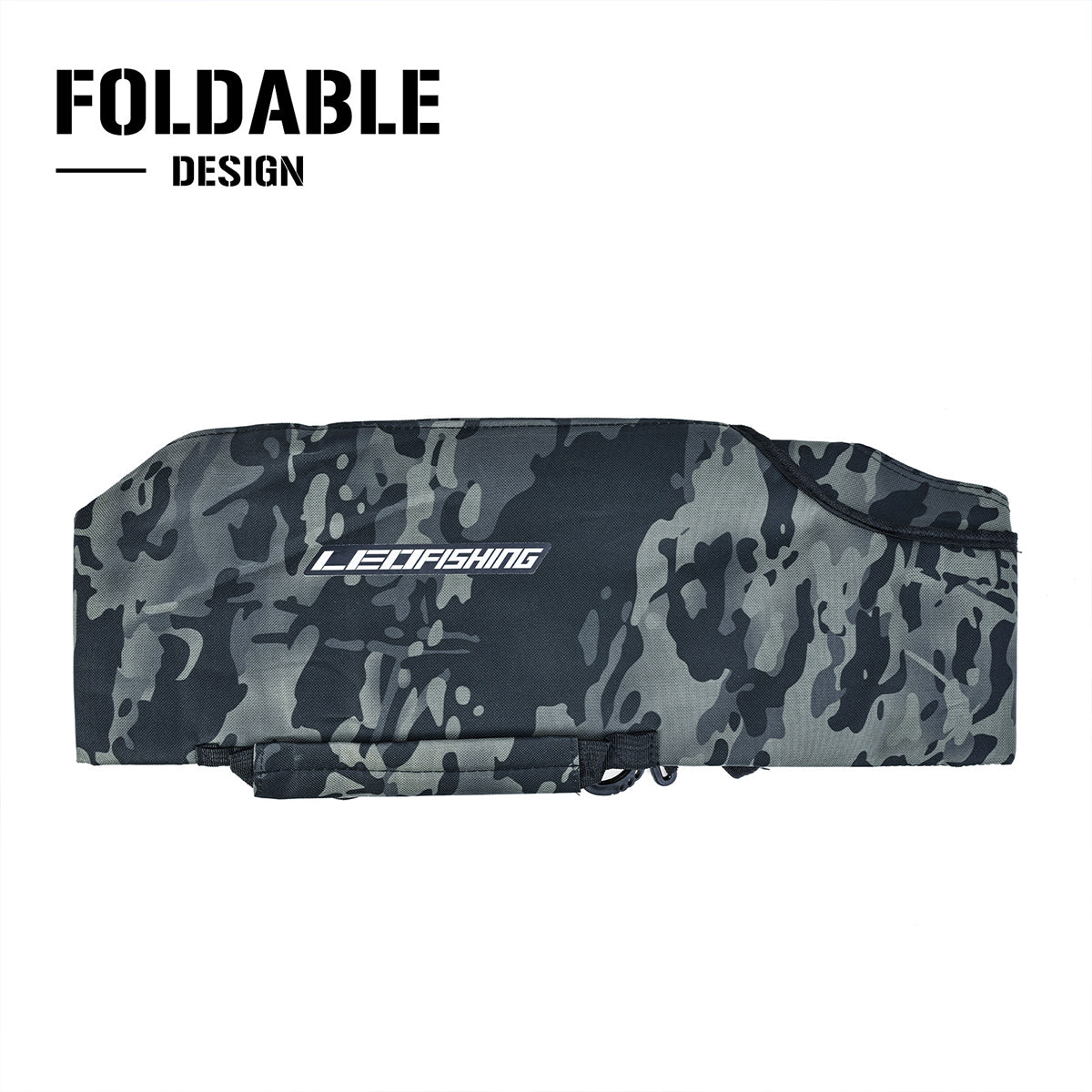 Portable Foldable Fishing Rod Bag Tackle Storage Bag Water Resistant Lightweight