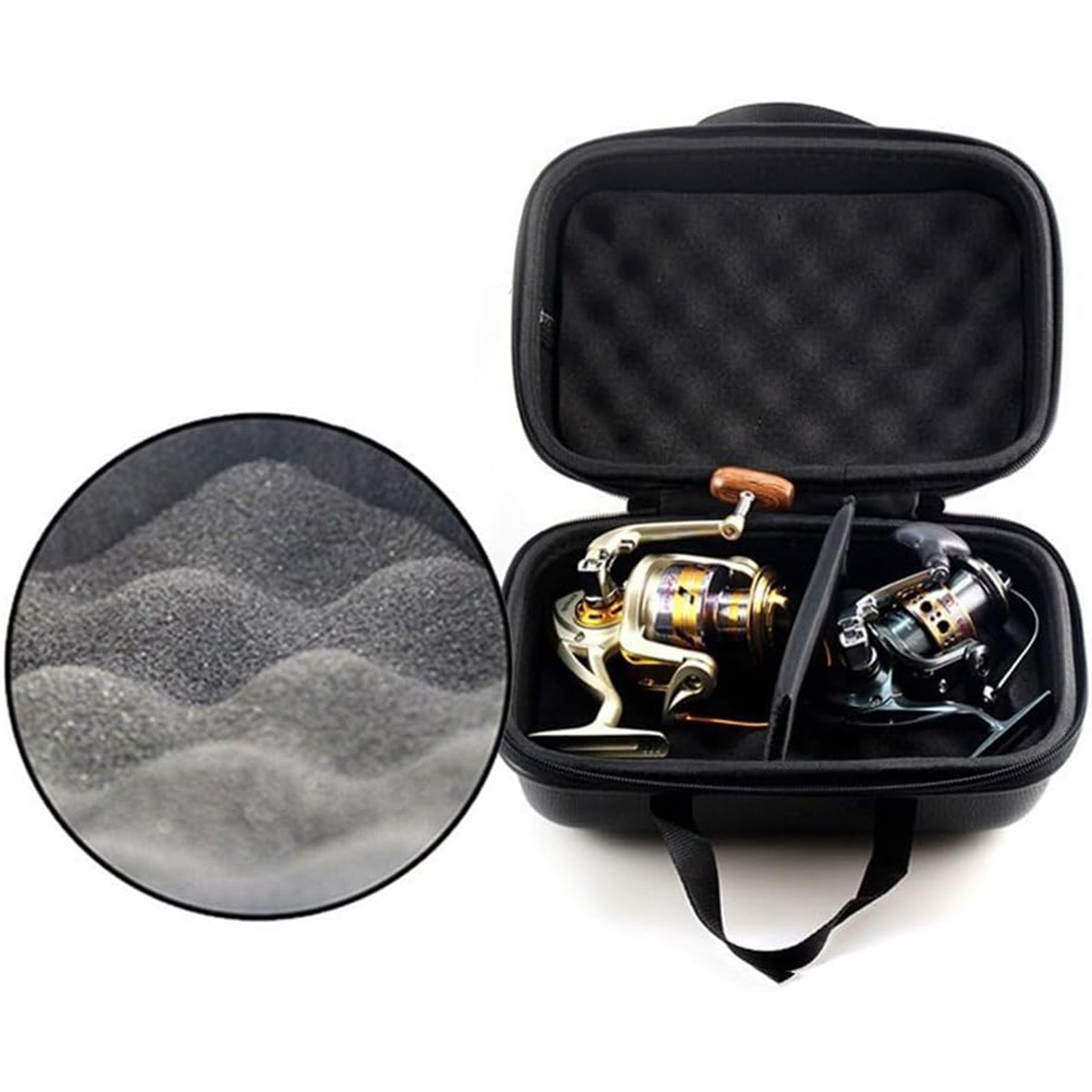 Fishing Reel Storage Case Shockproof EVA Protective Travel Box