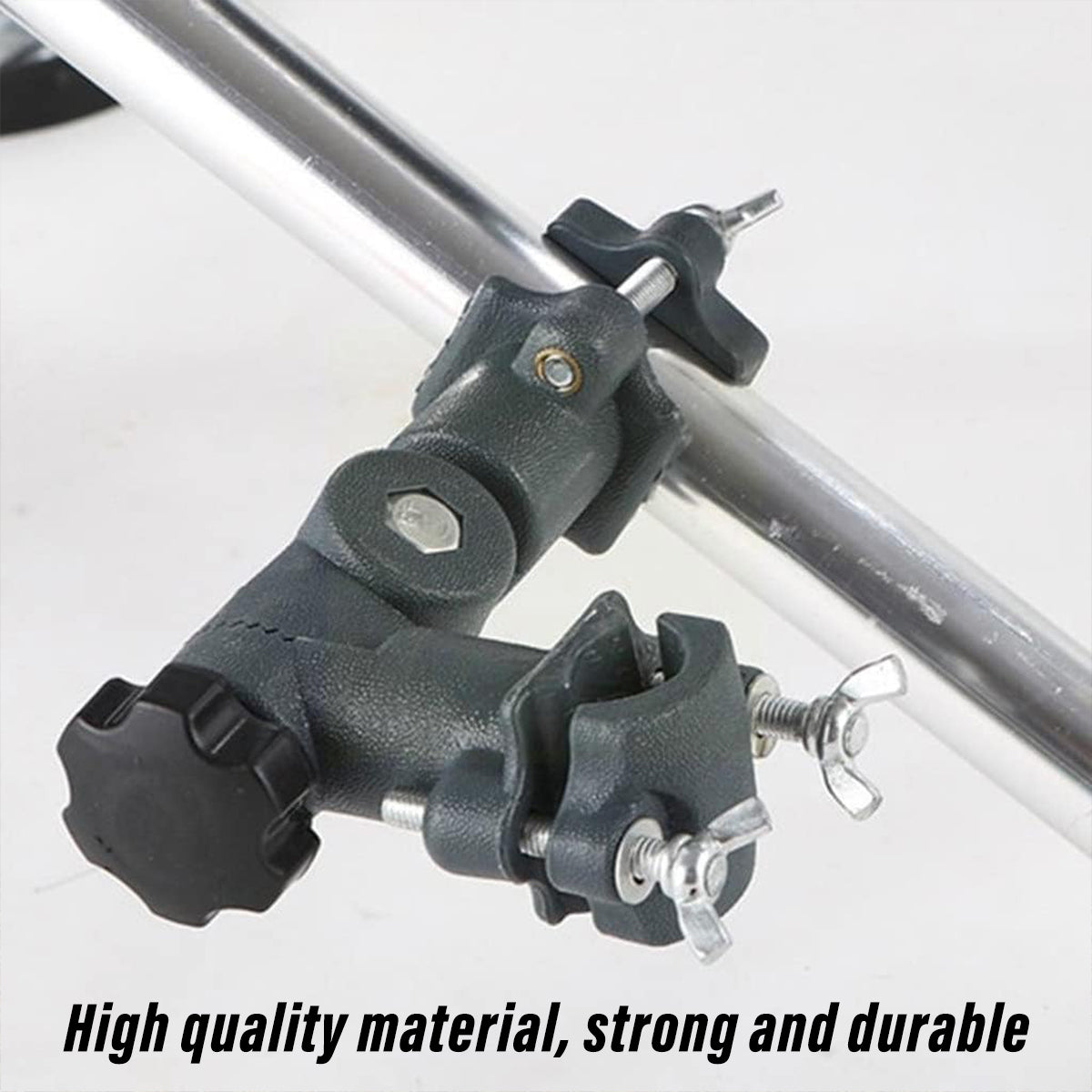 Adjustable Fishing Bracket with Umbrella Stand and 360° Rotation