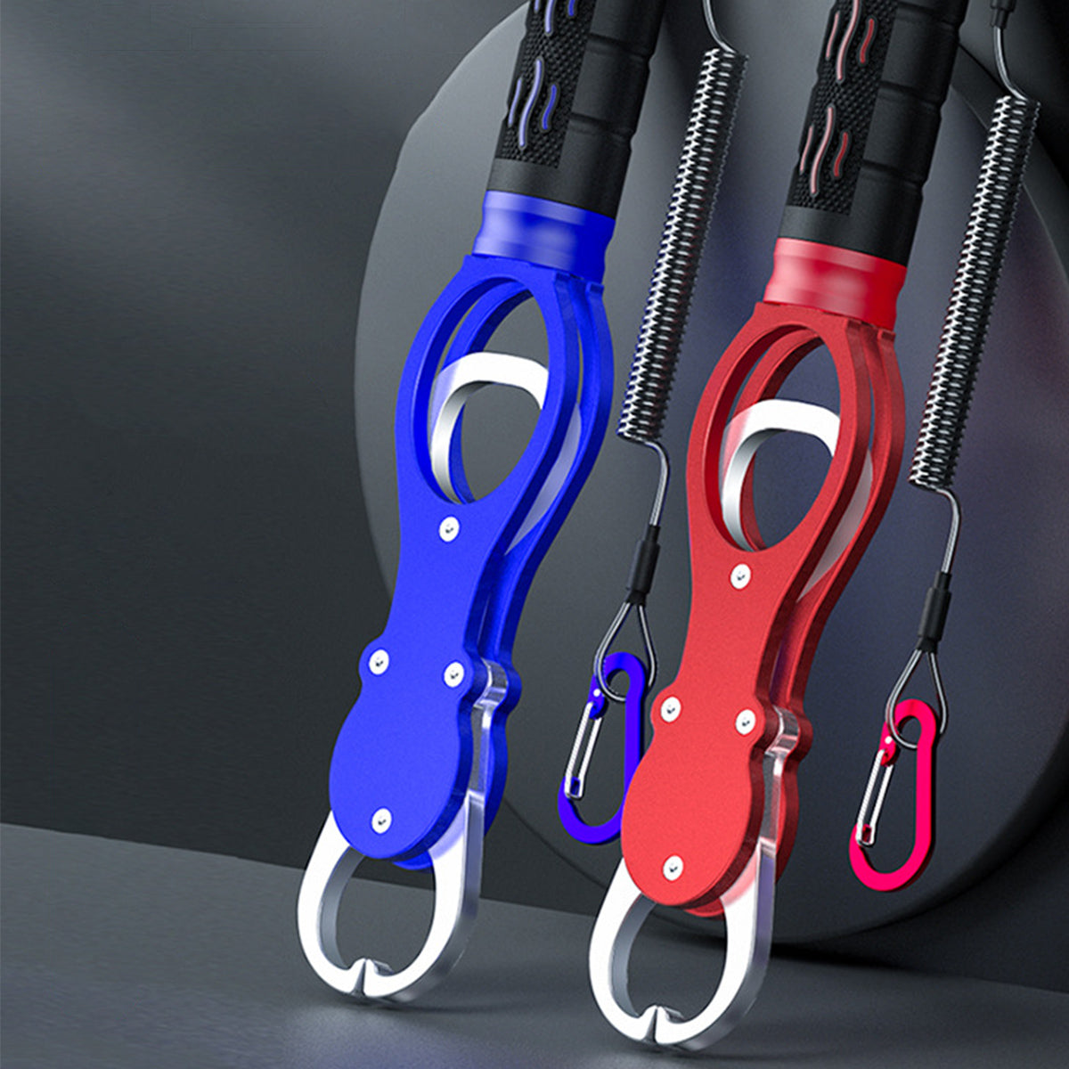Fish Control Clamp Aviation Aluminum Rotating Fishing Grip