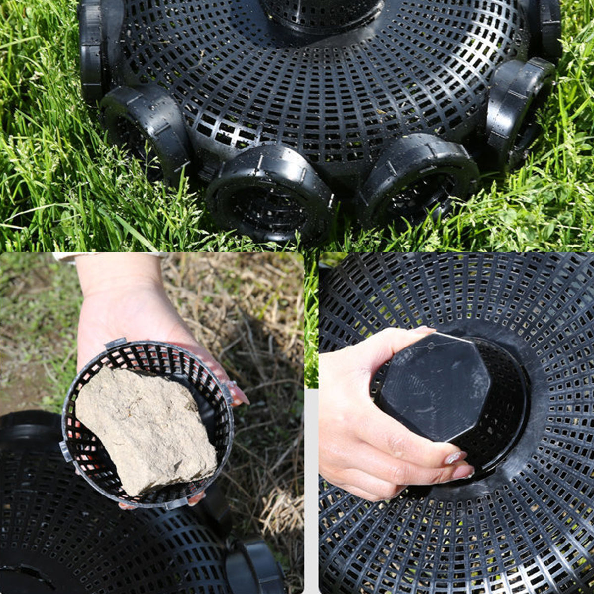 Ten-Hole Fishing Cage Trap for Eels Shrimp Crab and Fish