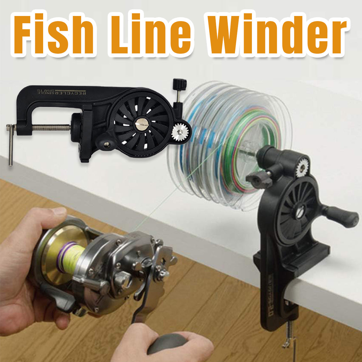 Fishing Line Winder Adjustable Reel Spooling Tool