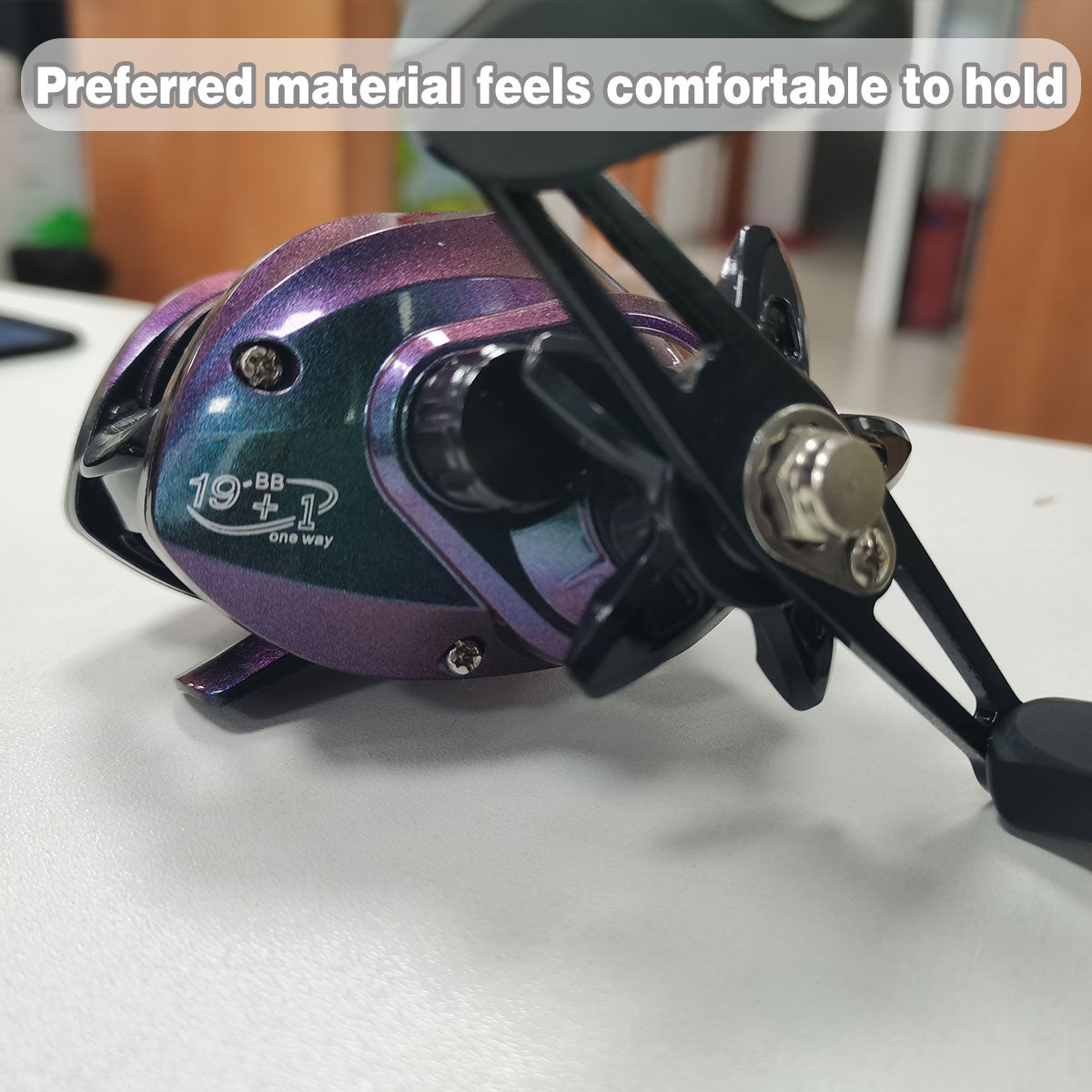 Metal Fishing Reel High-Speed Gear 7.2:1 with Force Alarm