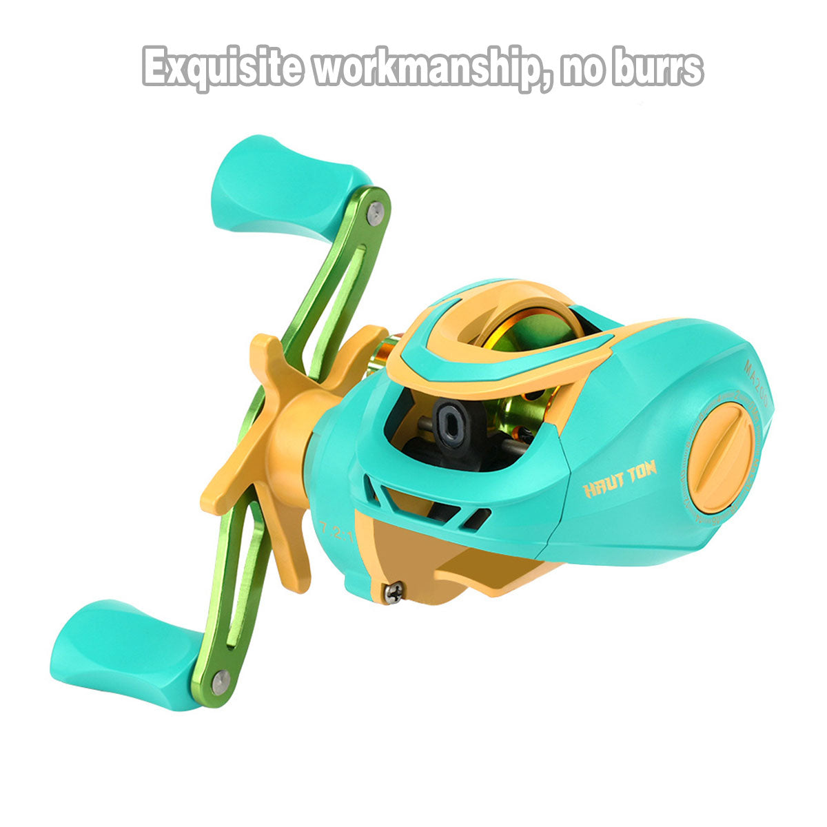 Baitcasting Fishing Reel Magnetic Brake Lightweight Left Right Hand