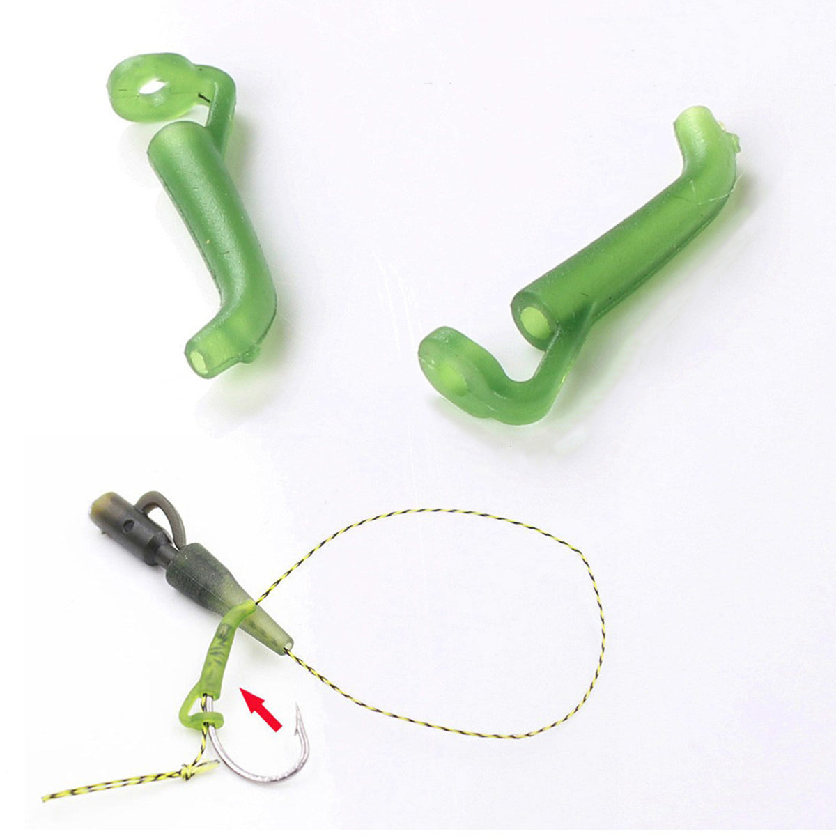 420PCS Carp Fishing Accessories Kit with Hooks Swivels Stoppers