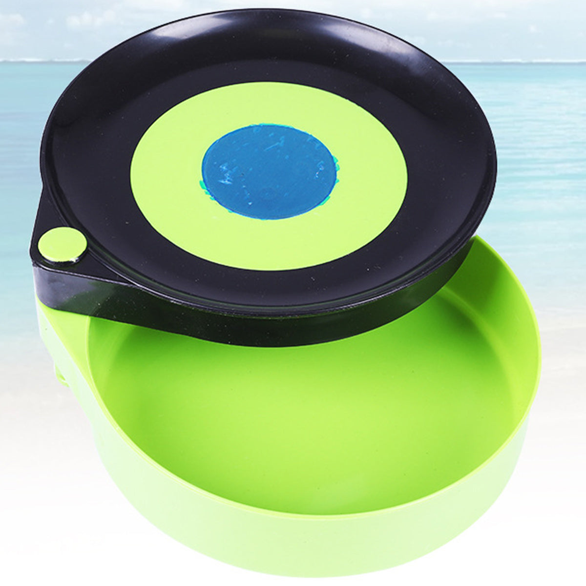 Magnetic Bait Tray With Rotating Lid And Mounting Options