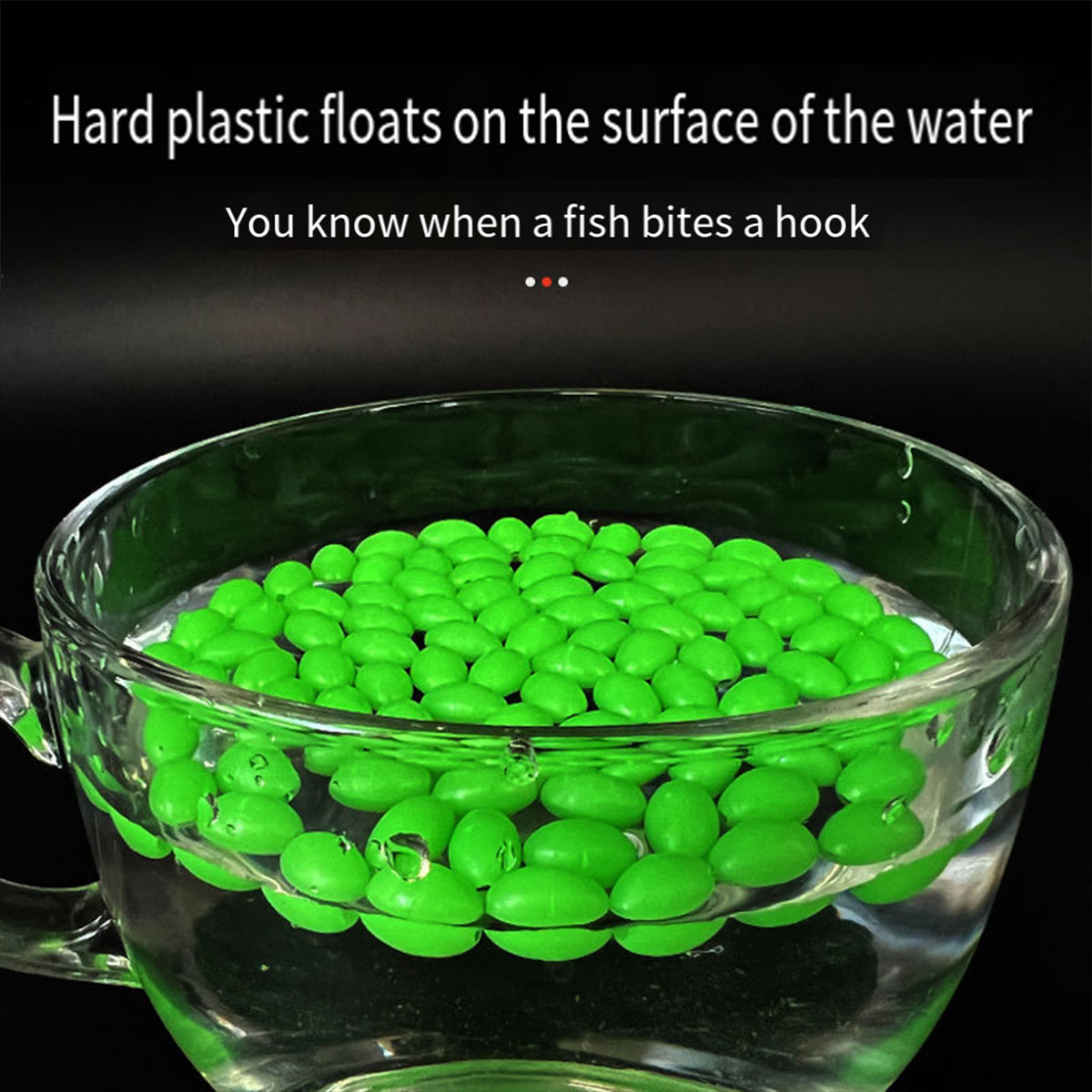 Glow In The Dark Luminous Fishing Beads 5mm With Storage Box