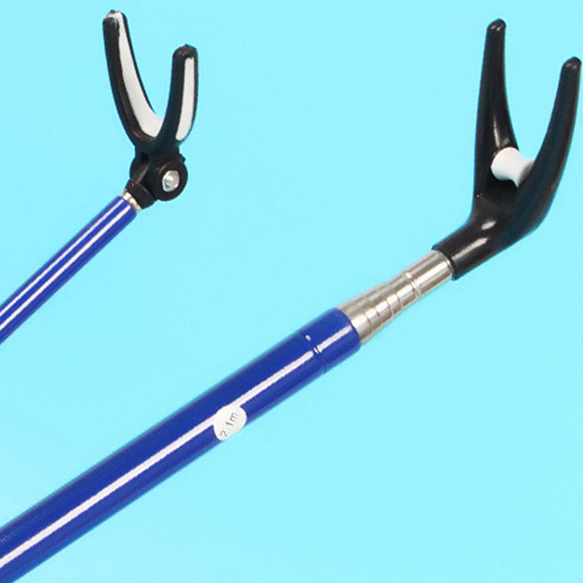 Adjustable Telescopic Fishing Rod Holder with 90° Rotating Head