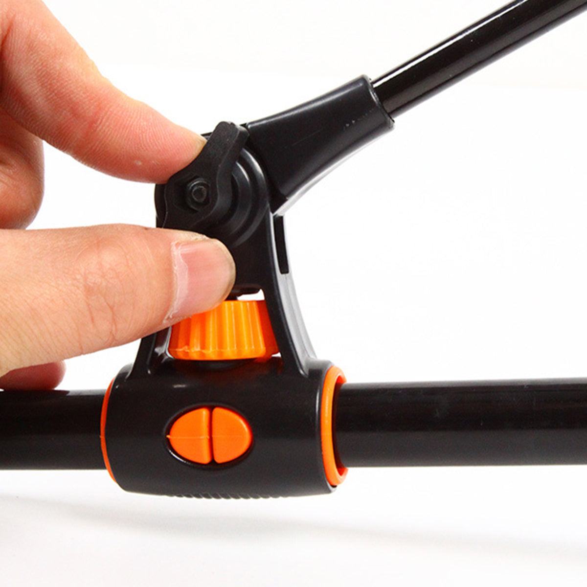 Adjustable Telescopic Fishing Rod Holder with 90° Rotating Head
