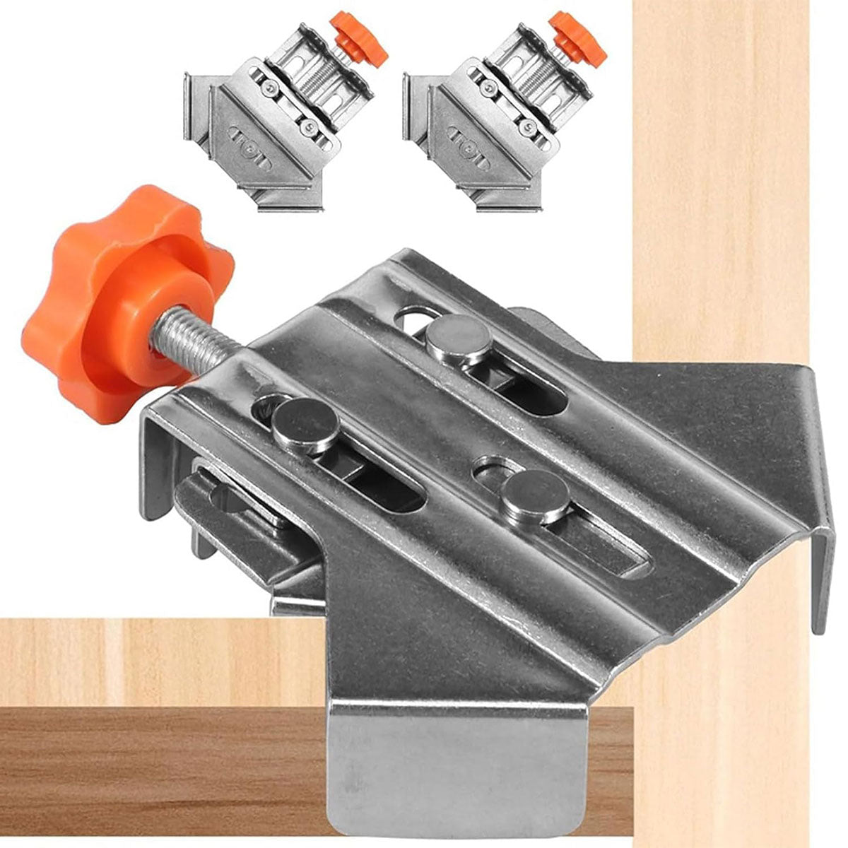 Stainless Steel Right Angle Clamps Adjustable for Woodworking