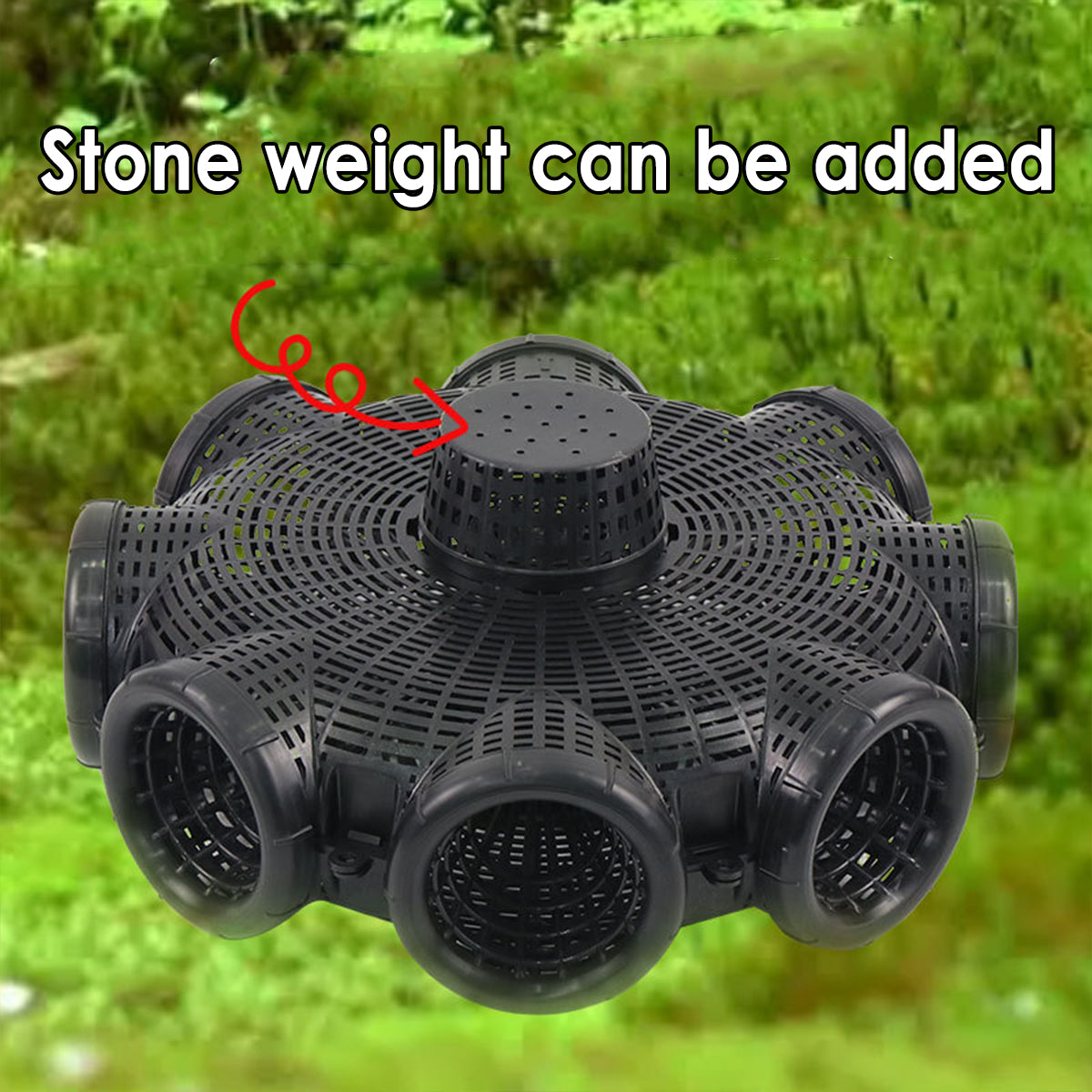 Eight-Hole Fishing Cage Trap for Eels Lobsters and Small Fish