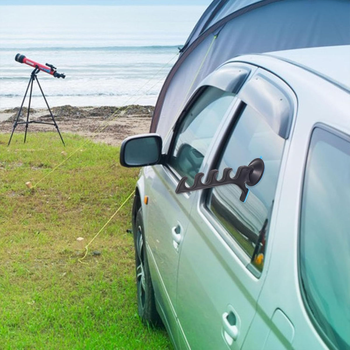 Fishing Rod Display Rack – Multi-Slot Suction Cup Holder