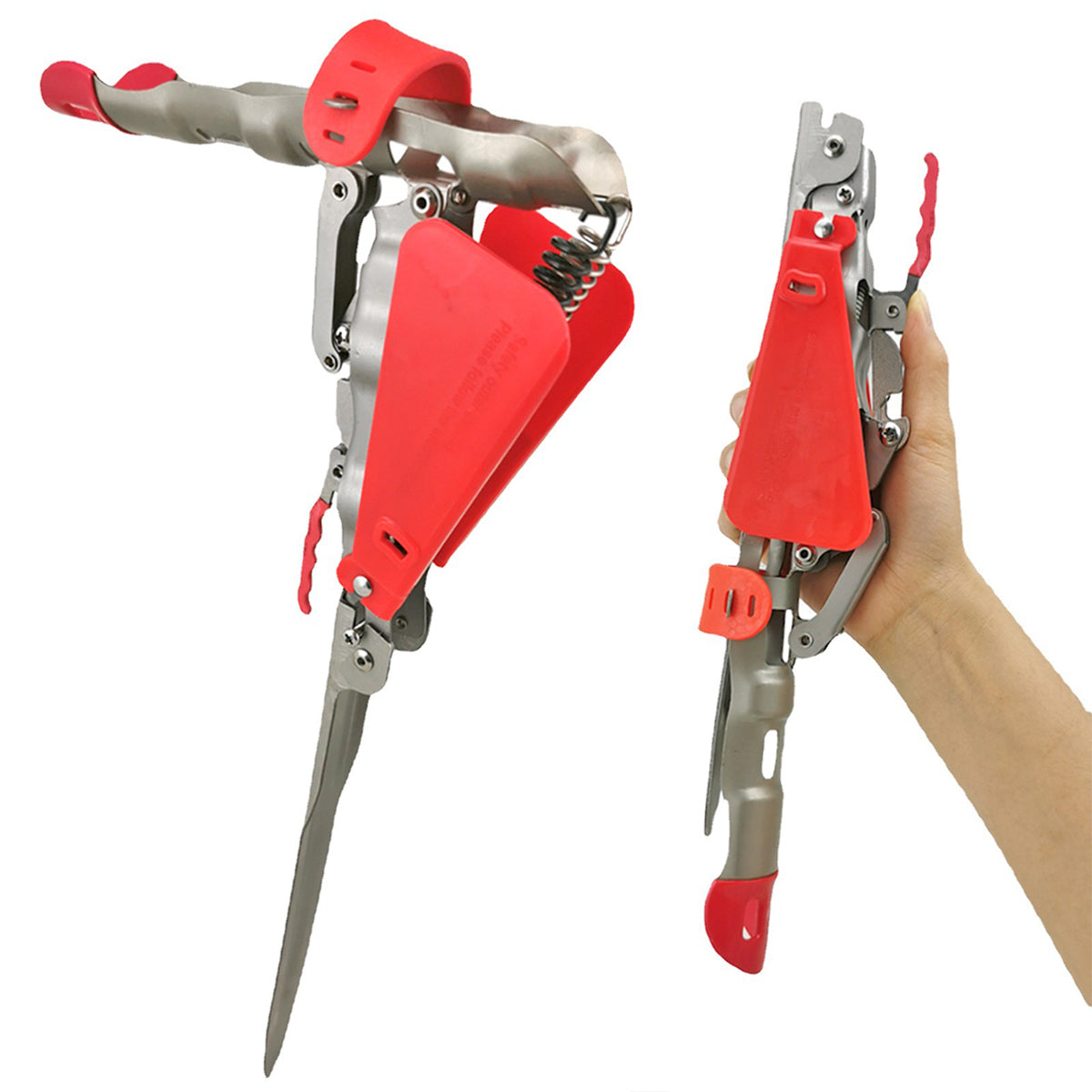 Automatic Fishing Rod Holder Stainless Steel Spring Loaded Ground Stand