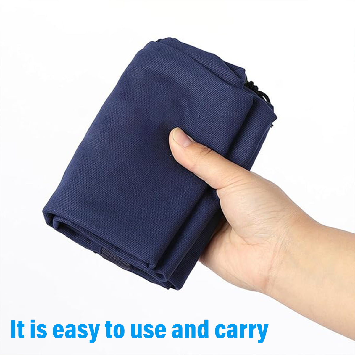 Canvas Fishing Gear Bag Foldable Durable Rod & Tackle Storage Case