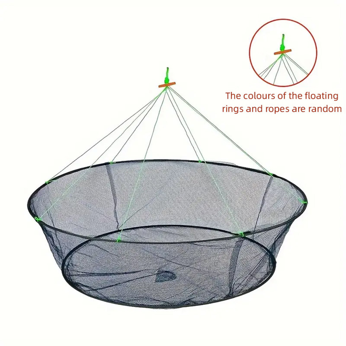 Folding Fishing Net Round Nylon Trap for Fish & Crustaceans