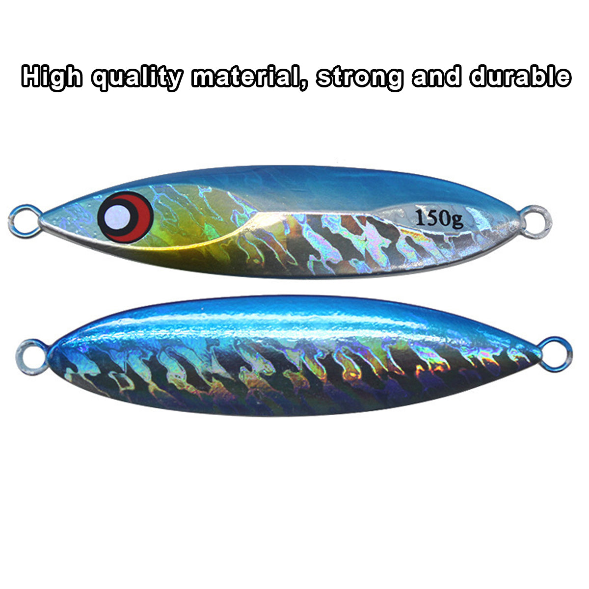 Saltwater Metal Fishing Lures Set – 8pcs Glow Jig Baits