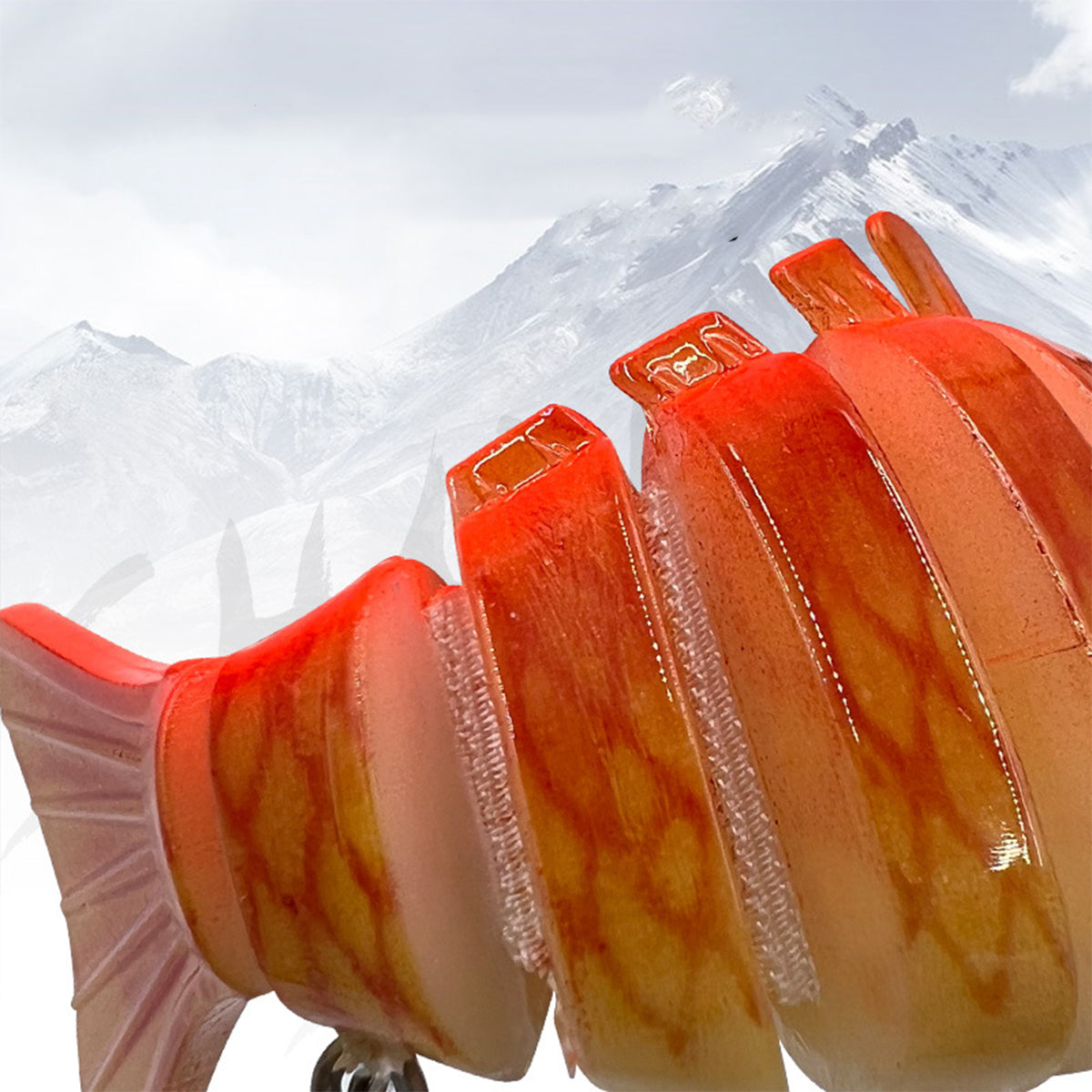 5PCS Multi-Jointed Fish Lures Set with Hooks for Freshwater & Saltwater
